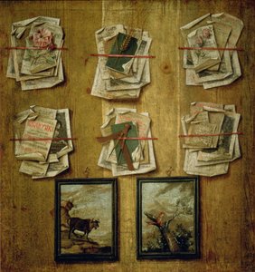 Still Life with Book Sheets and Pictures, 1783